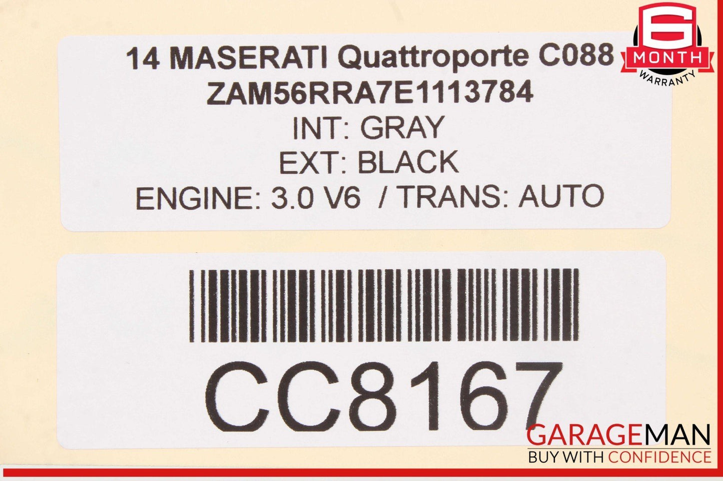 14-22 Maserati Quattroporte M156 Rear Left Side Door Window Sun Shade OEM