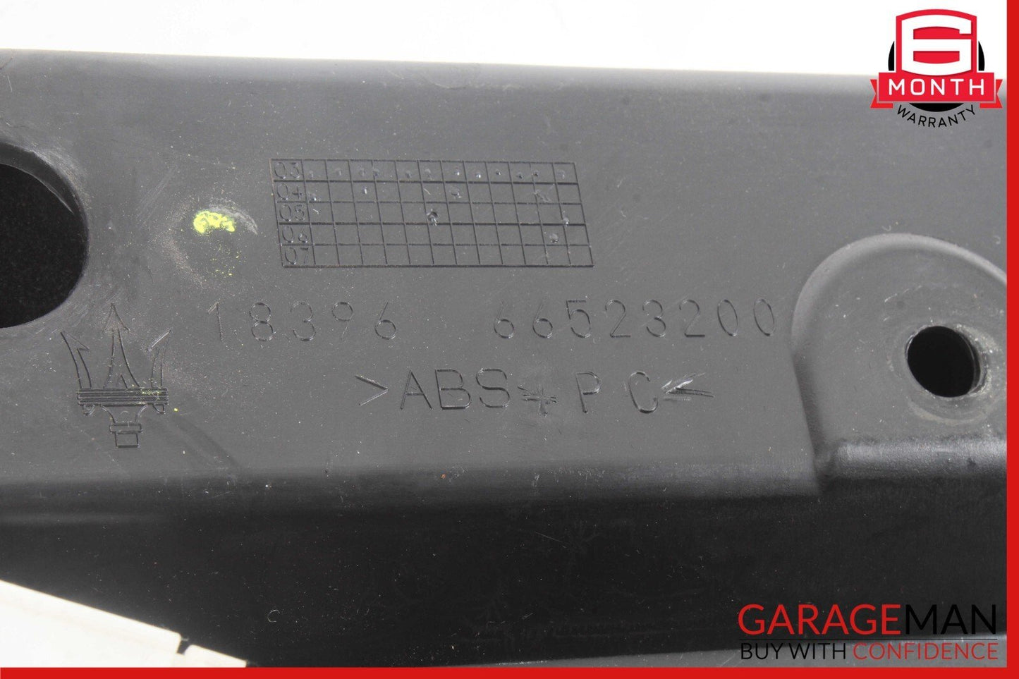 03-13 Maserati Quattroporte Dash Board Dashboard Glove Box Compartment Black OEM