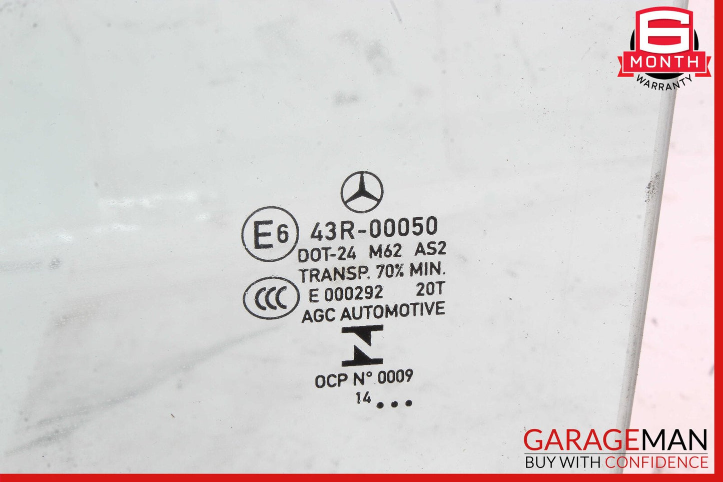 14-18 Mercedes W117 CLA250 Rear Left Driver Side Door Window Auto Glass OEM