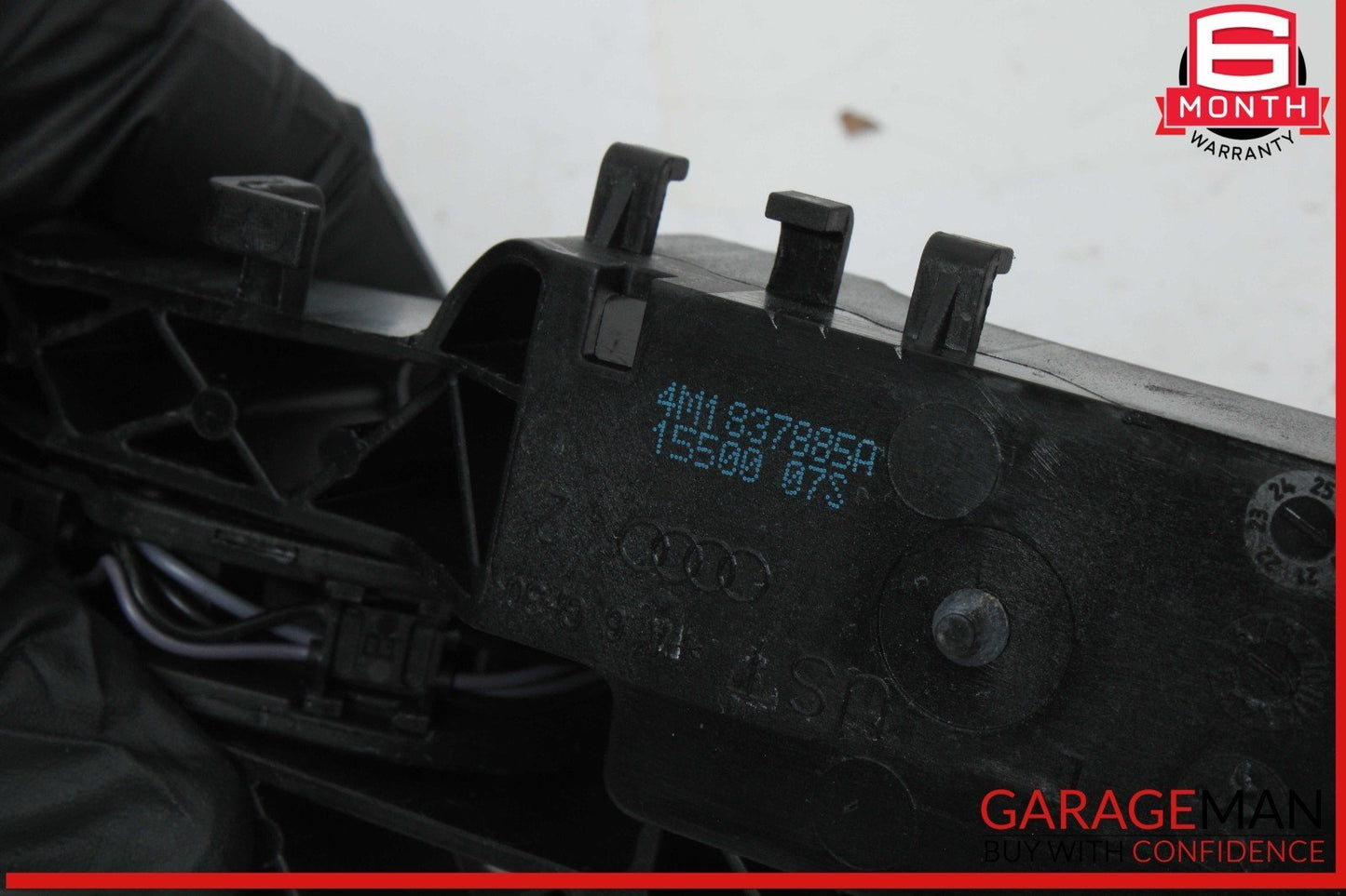 17-24 Audi Q7 Front Left Driver Side Exterior Door Handle Black 4M1837885 OEM