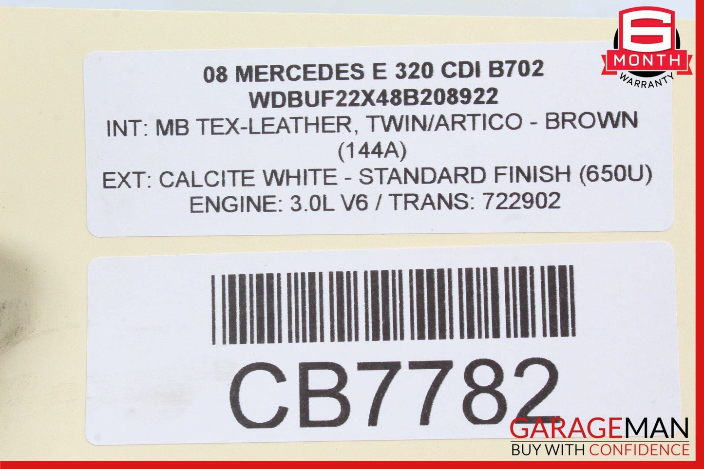 03-09 Mercedes W211 E320 E500 Headlight Support Bracket Right Passenger Side OEM