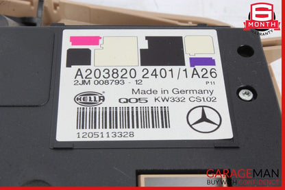 01-05 Mercedes W203 C240 C320 C32 AMG Interior Dome Light Grey 2038202401 OEM