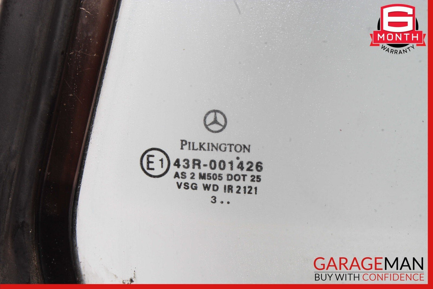 00-06 Mercedes W215 CL600 CL500 Rear Left Driver Side Quarter Window Auto Glass