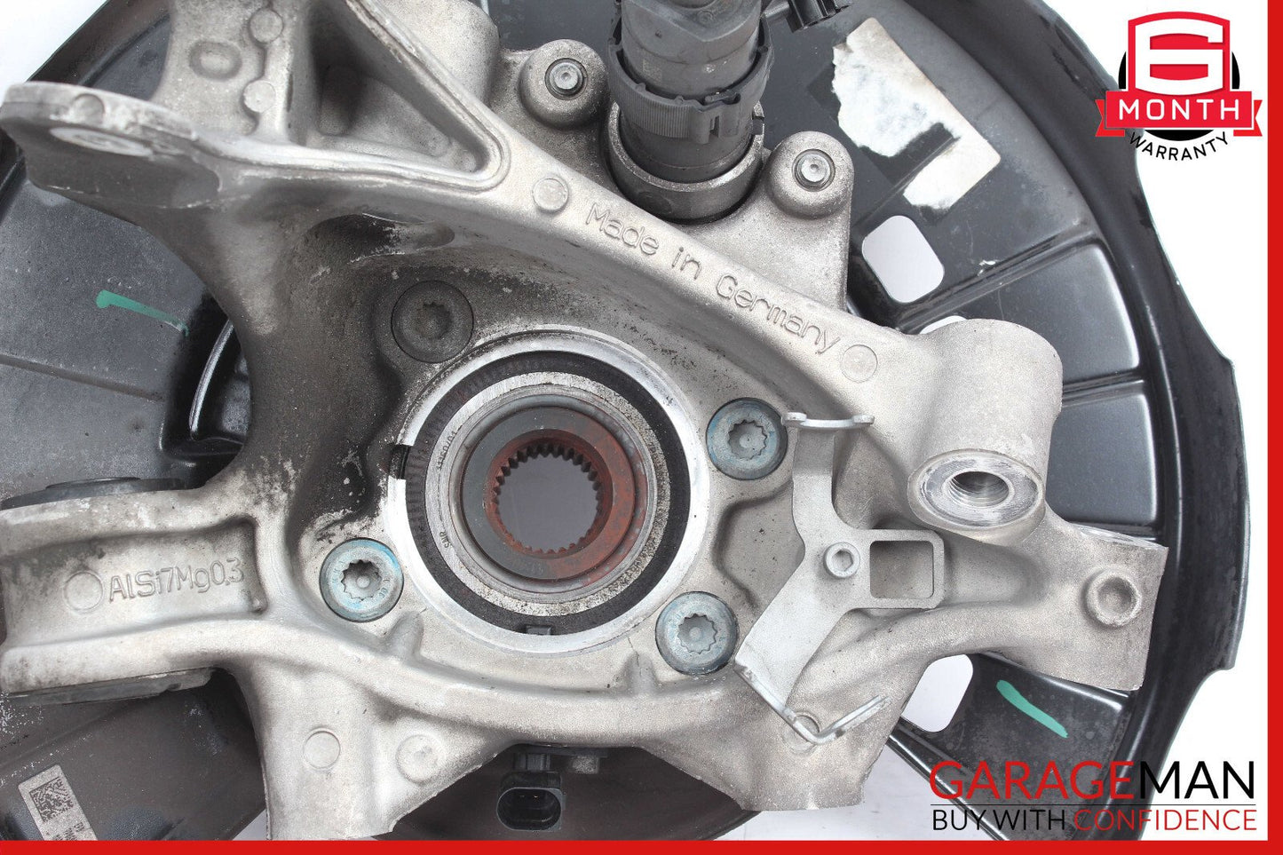 11-17 Porsche Cayenne 958 Rear Left Side Wheel Spindle Knuckle Hub OEM