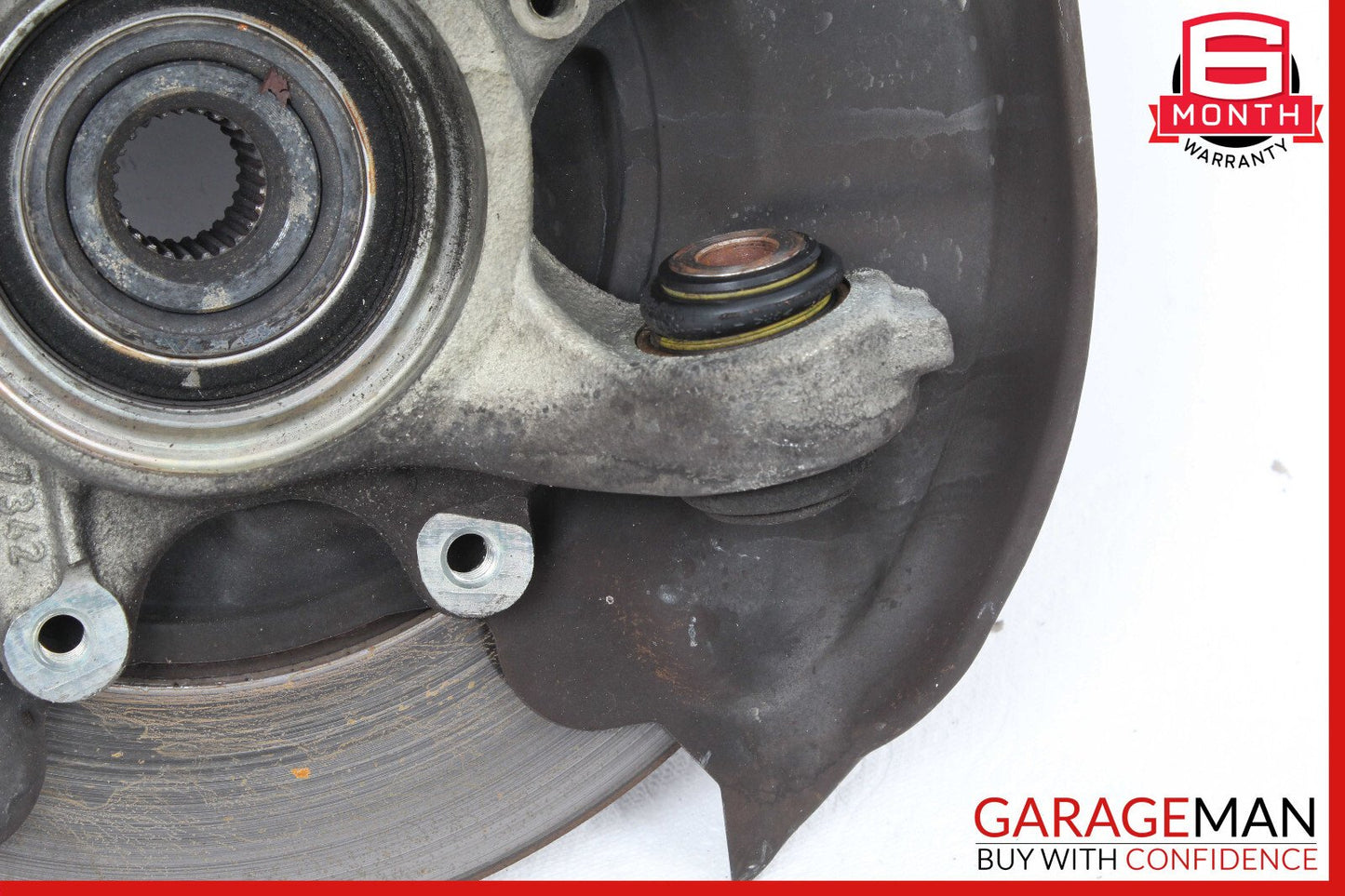 05-11 Mercedes R171 SLK350 Rear Left Spindle Knuckle Hub Bearing w/ Rotor Disc