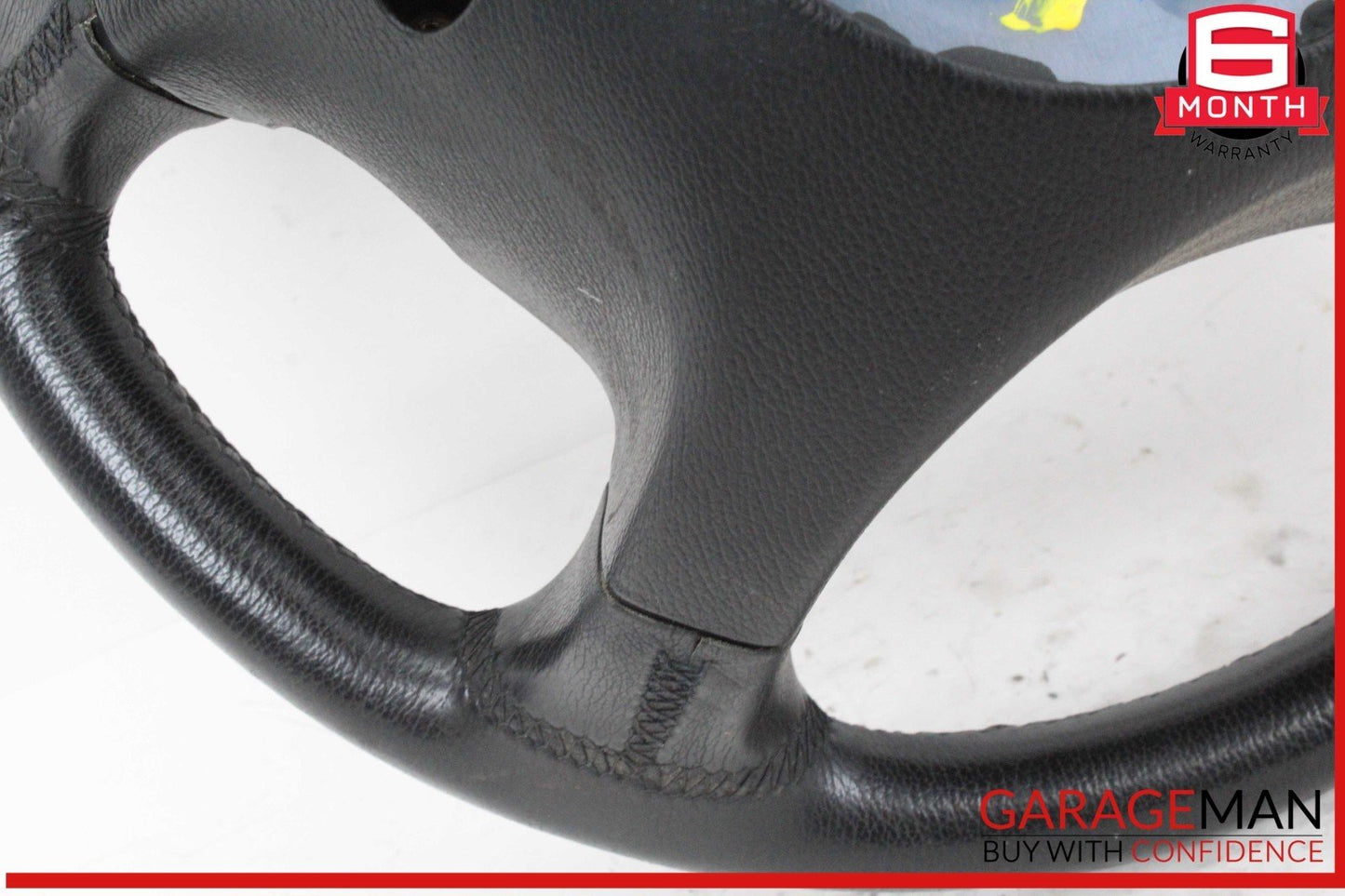 06-09 Mercedes W211 E550 CLS550 Front Left Side 4 Spoke Steering Wheel Black OEM