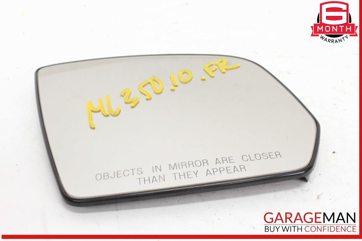 09-10 Mercedes W164 ML350 Front Right Passenger Side Rear View Mirror Glass OEM
