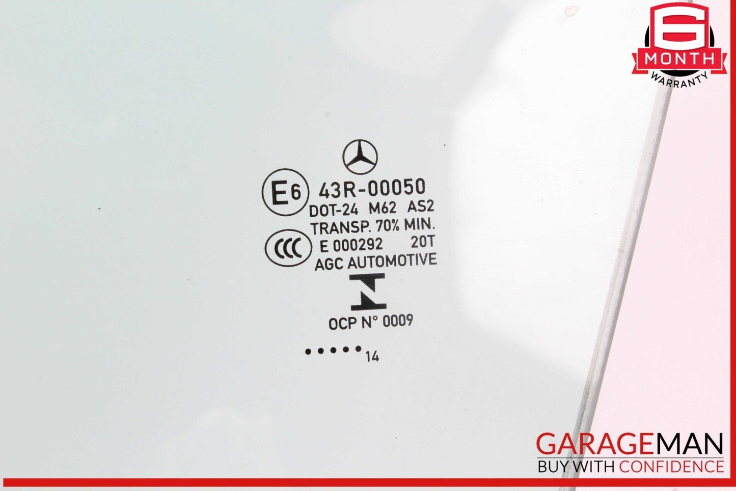 14-18 Mercedes W117 CLA45 AMG Front Left Driver Side Door Window Glass OEM