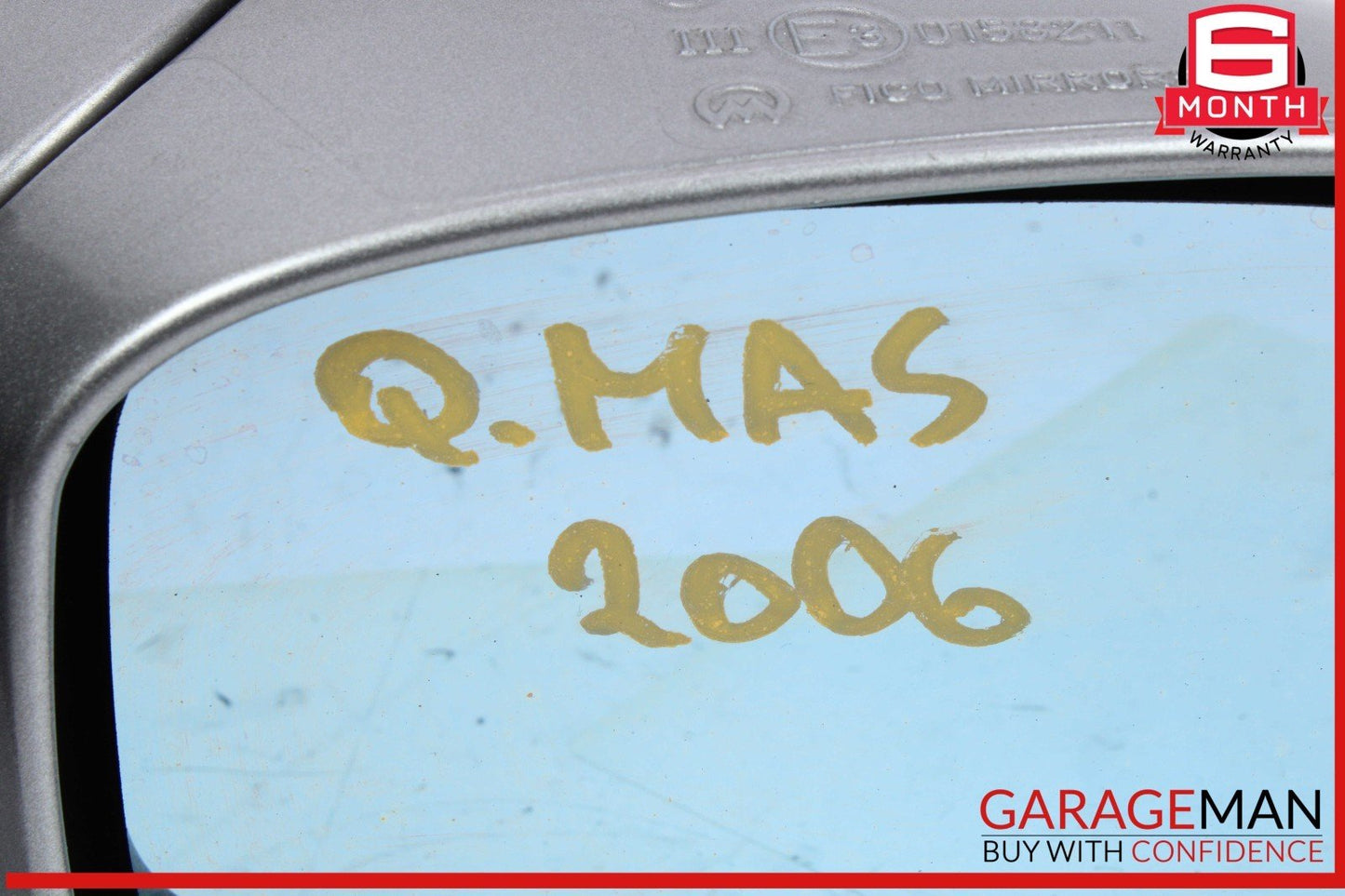 05-08 Maserati Quattroporte M139 Front Left Driver Side Door Rear View Mirror