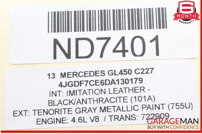 12-18 Mercedes X166 GL450 GL550 Front Right or Left Engine Timing Chain Plate