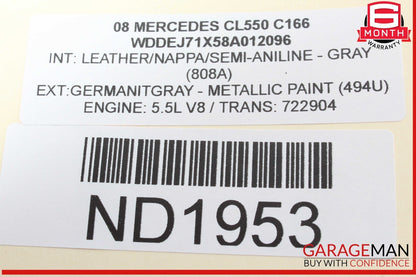 07-14 Mercedes W216 CL550 Center Console Dash Ashtray Ash Tray Trim Wood OEM