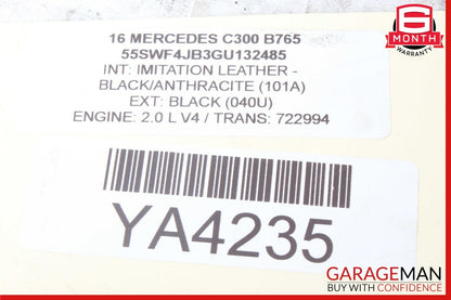 15-20 Mercedes W205 C400 C350e Rear Left Side Wheel Spindle Knuckle Hub Bearing