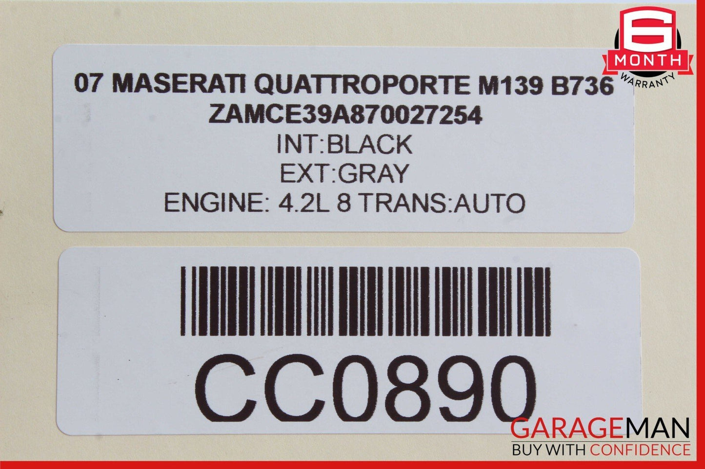 03-10 Maserati Quattroporte M139 Rear Right Side Top Upper Control Arm OEM