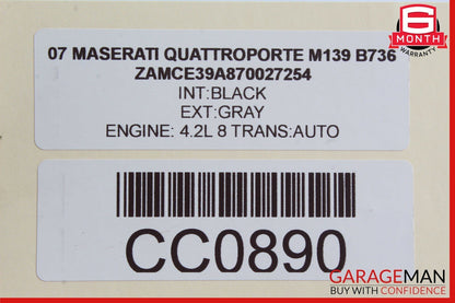 03-10 Maserati Quattroporte M139 Rear Right Side Top Upper Control Arm OEM