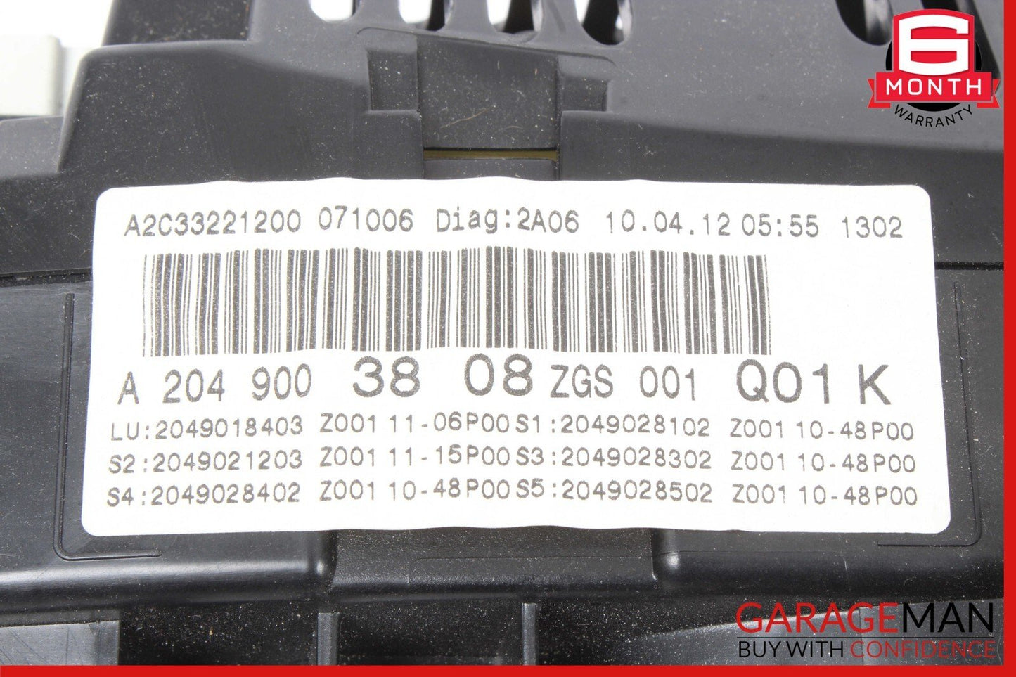 12-14 Mercedes W204 C250 C350 Speedometer Odometer Instrument Cluster Gauge OEM
