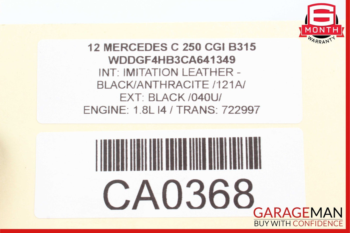 12-14 Mercedes W204 C250 Rear Right Side Spindle Knuckle Hub Bearing Assembly