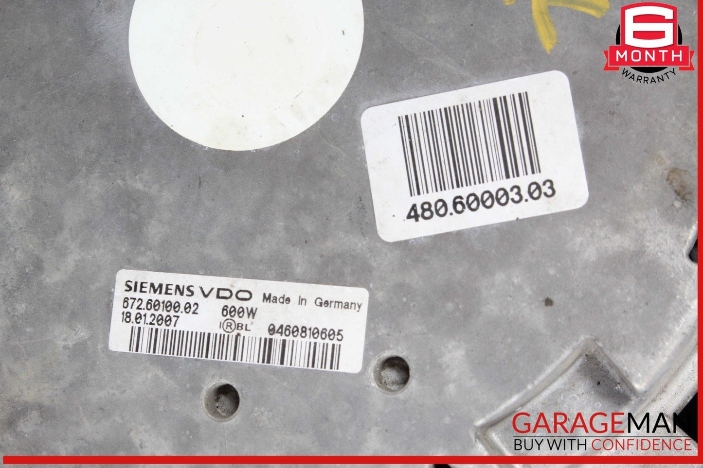 06-11 Mercedes W164 ML350 R350 Engine Radiator Cooling Fan Motor OEM