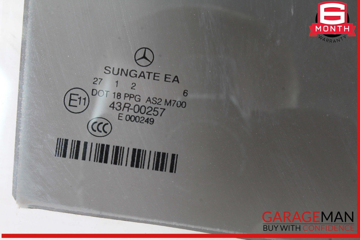 07-13 Mercedes W221 S550 S400 S600 S350 Rear Right Side Door Window Glass OEM