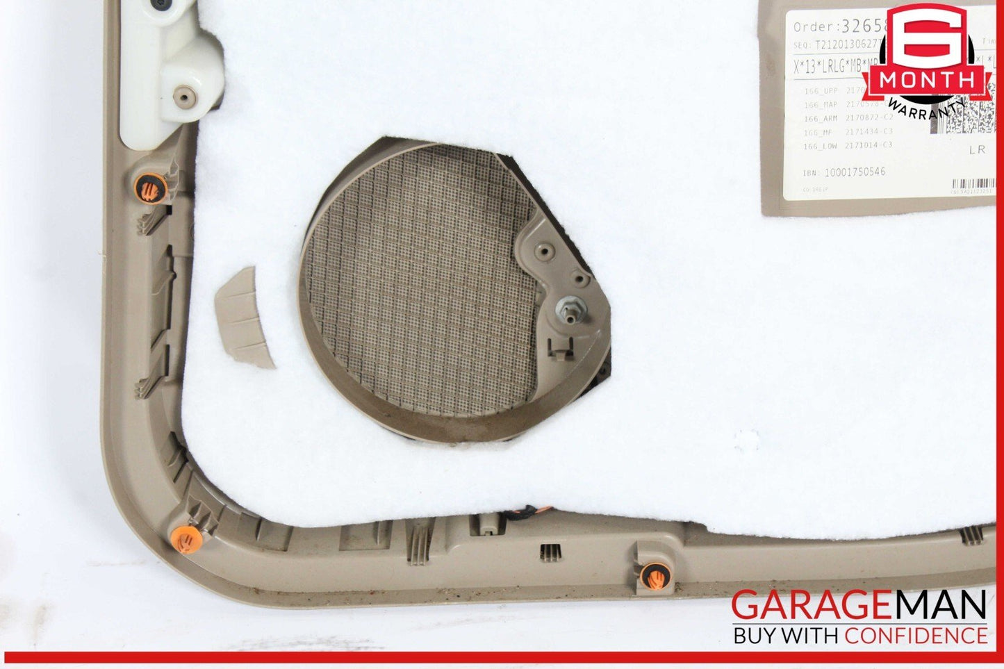 13-16 Mercedes X166 GL450 Rear Left Side Interior Door Panel Cover Trim Assy OEM