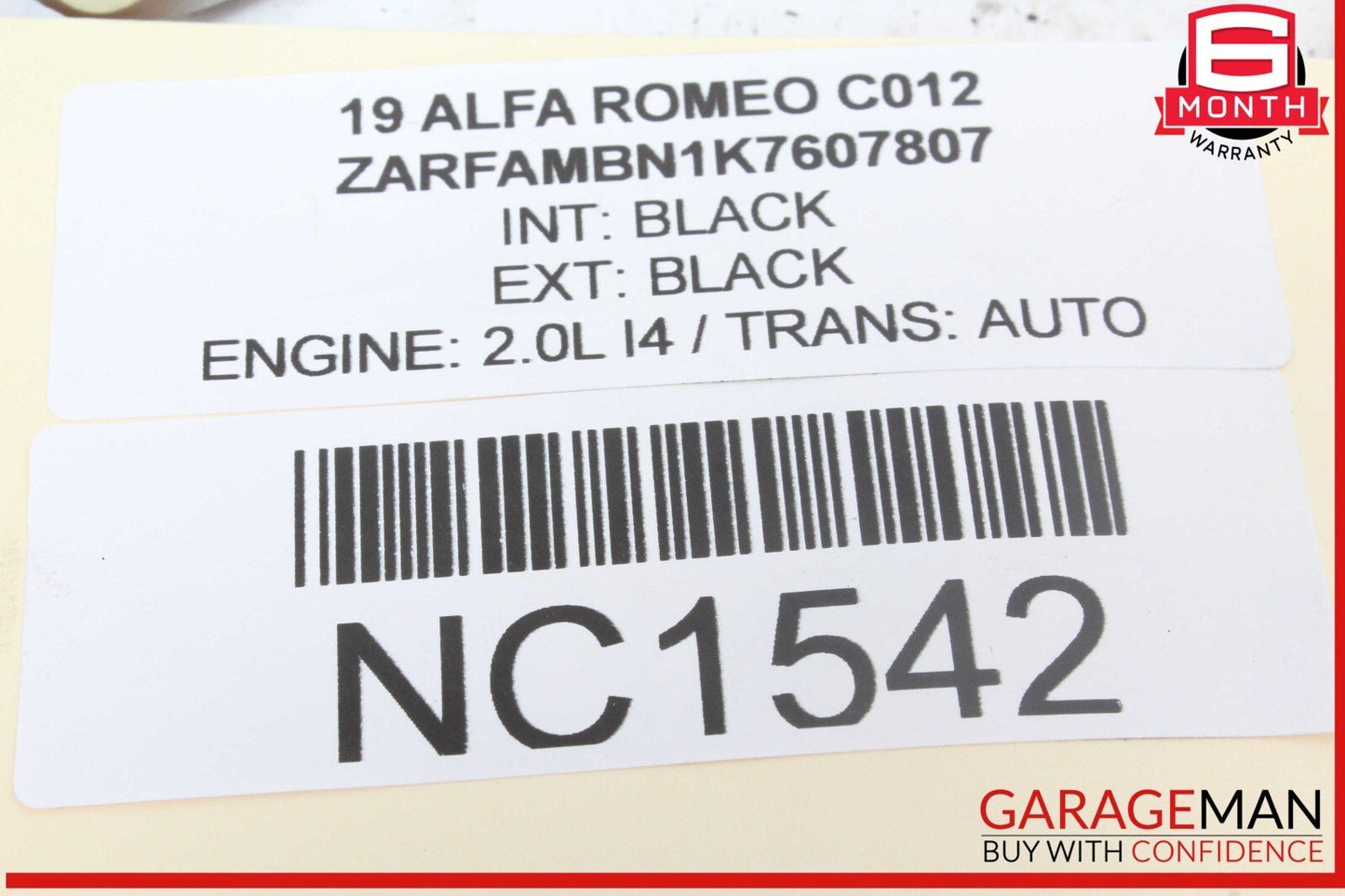 17-21 Alfa Romeo Giulia Rear Right Passenger Side Lower Control Arm 21039373 OEM