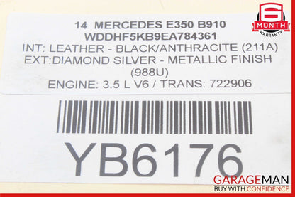 14-16 Mercedes W212 E350 3.5L V6 ECU ECM Engine Computer Control Module Unit OEM