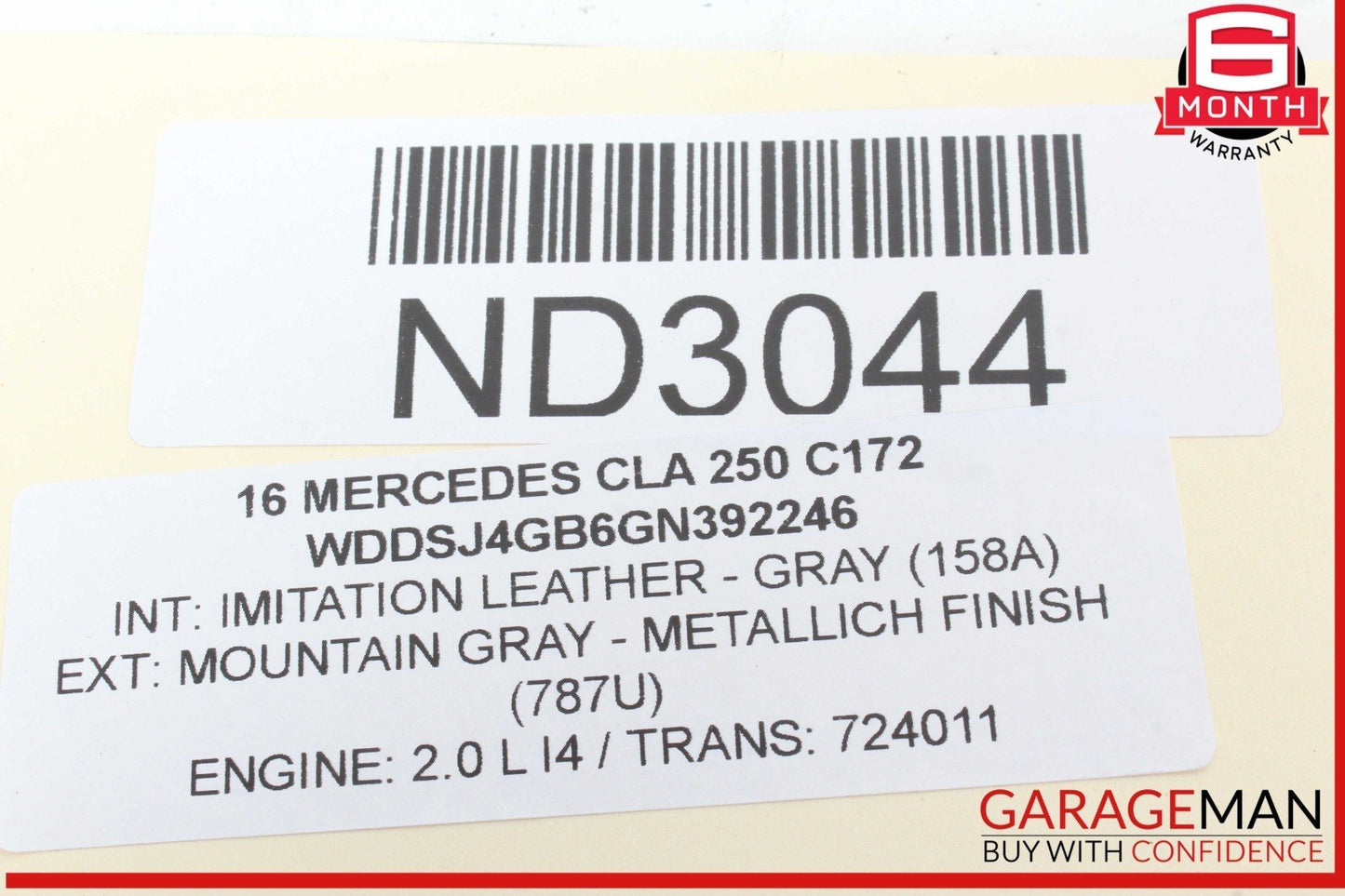 14-20 Mercedes W117 CLA250 Rear Left or Right Side Suspension Lower Control Arm