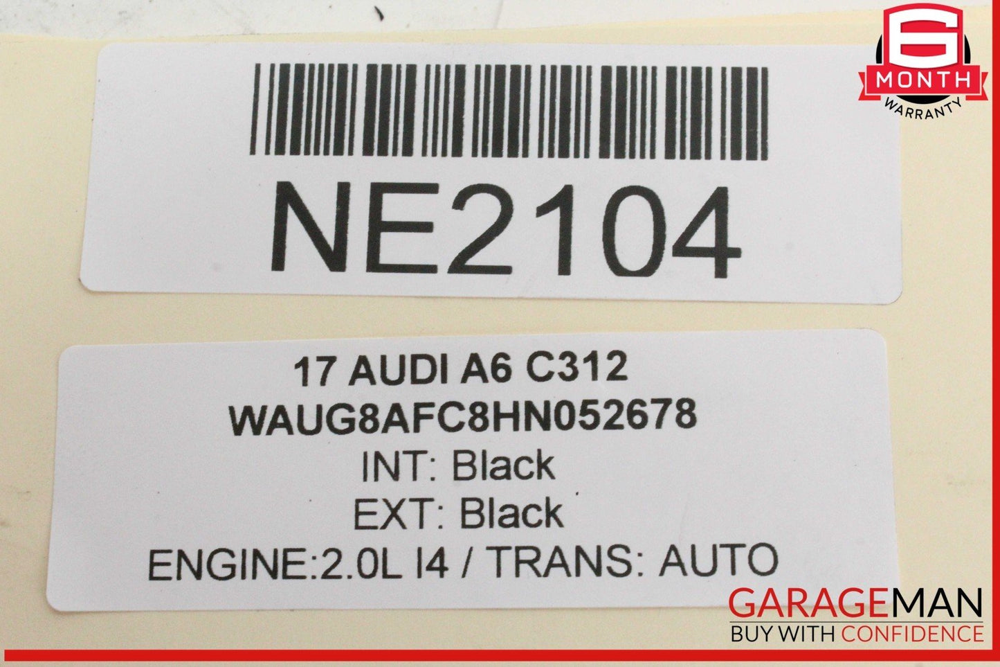 12-18 Audi A6 Automatic Transmission Mount Bracket Gear Box Holder OEM