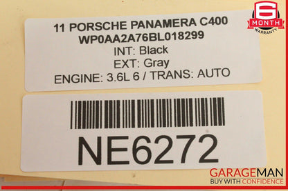 10-16 Porsche Panamera 970 Rear Left Driver Side Exterior Door Handle Gray OEM