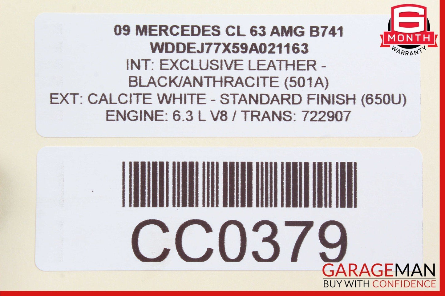 07-14 Mercede W216 CL63 AMG CL550 Right Passenger Side Door Handle Keyless Go
