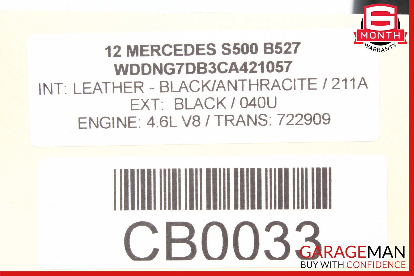 07-13 Mercedes W221 S500 S550 Front Right or Left Airmatic Air Shock Strut OEM