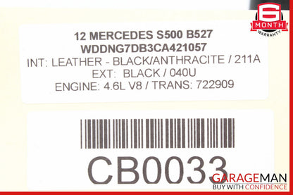07-13 Mercedes W221 S500 S550 Front Right or Left Airmatic Air Shock Strut OEM