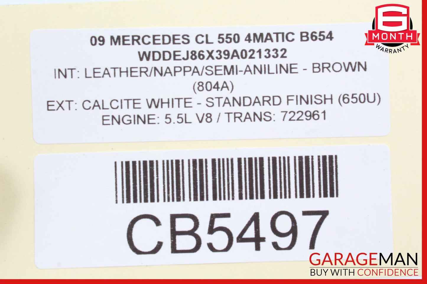 07-14 Mercedes W216 CL550 CL600 Rear Left Hydraulic ABC Shock Strut OEM