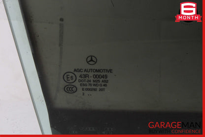 08-15 Mercedes W204 C250 C300 C350 Rear Right Side Door Window Auto Glass OEM