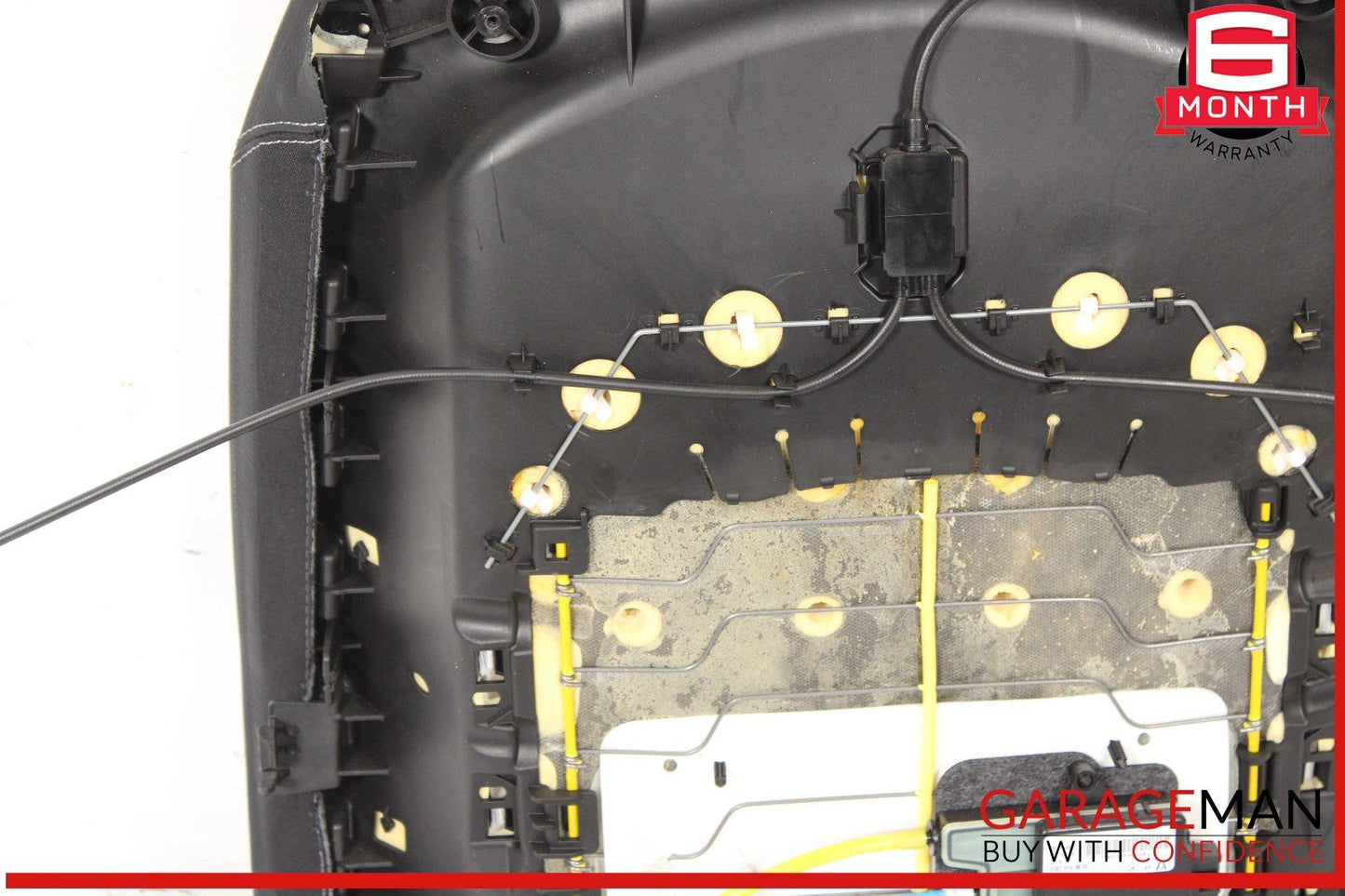 10-17 Mercedes E350 C250 Coupe Front Right Side Top Upper Seat Cushion Black OEM