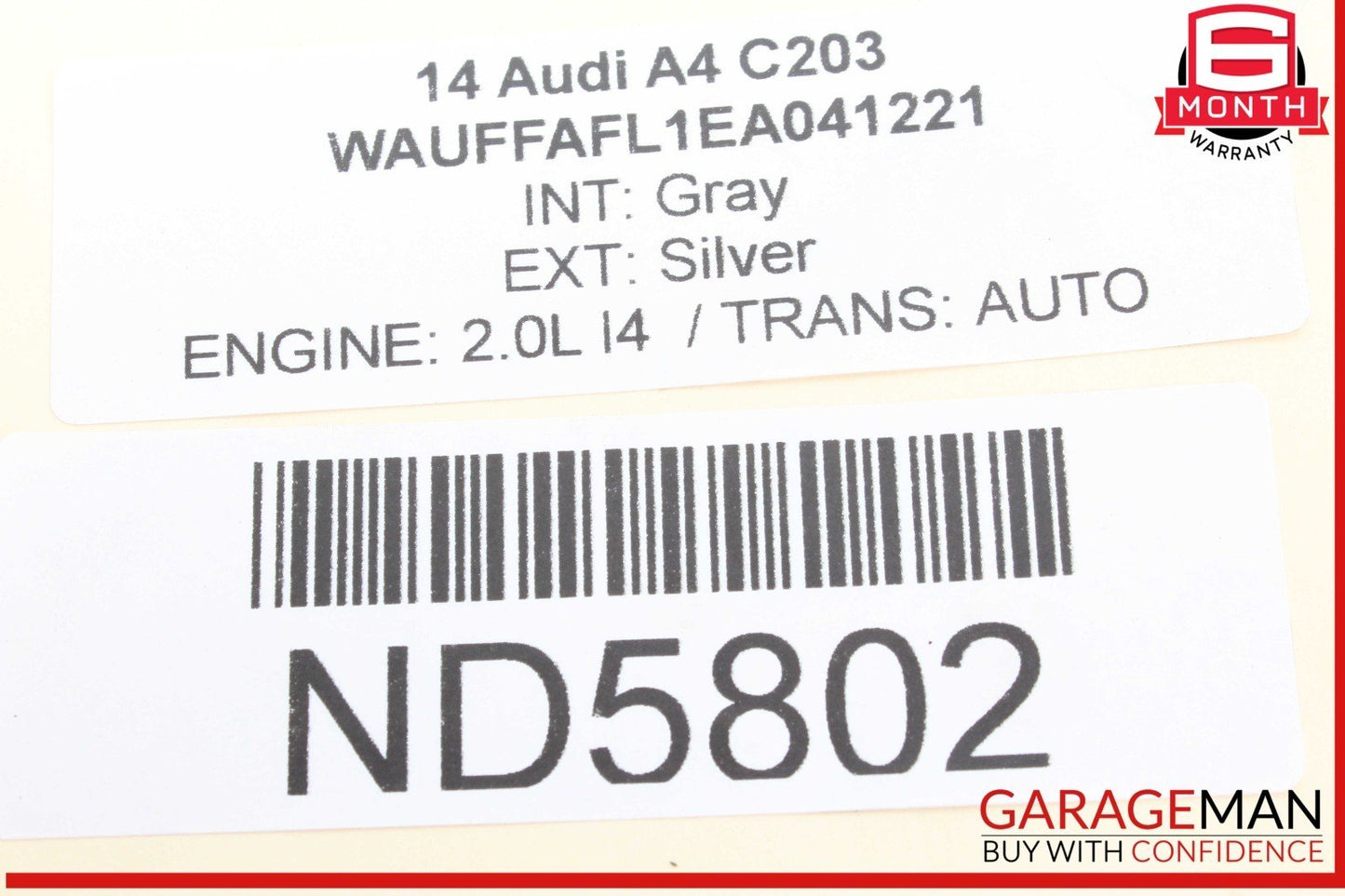 13-16 Audi A4 Front Right Passenger Side Bumper Fog Light Grille Trim Bezel OEM