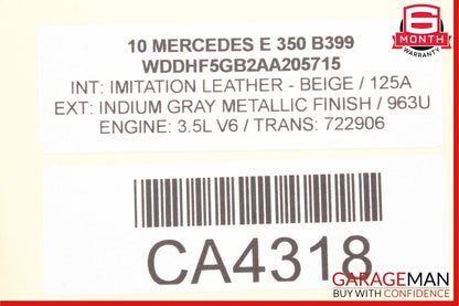 08-16 Mercedes W212 E350 E400 C300 Rear Right Door Window Regulator Motor Unit