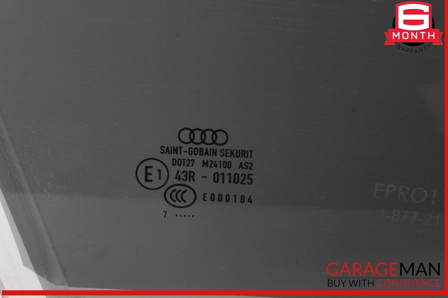 17-24 Audi A4 Quattro Front Right Passenger Side Door Window Glass 8W0845202 OEM