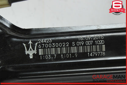 14-22 Maserati Ghibli Rear Right Passenger Side Window Regulator Motor OEM