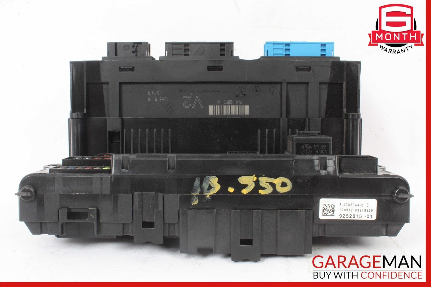 11-16 BMW 528i 535i 550i FRONT POWER DISTRIBUTION FUSE RELAY BOX 9252815 OEM