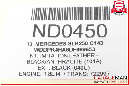 08-20 Mercedes R172 SLK250 E350 Front Left Side Spindle Knuckle Wheel Hub OEM