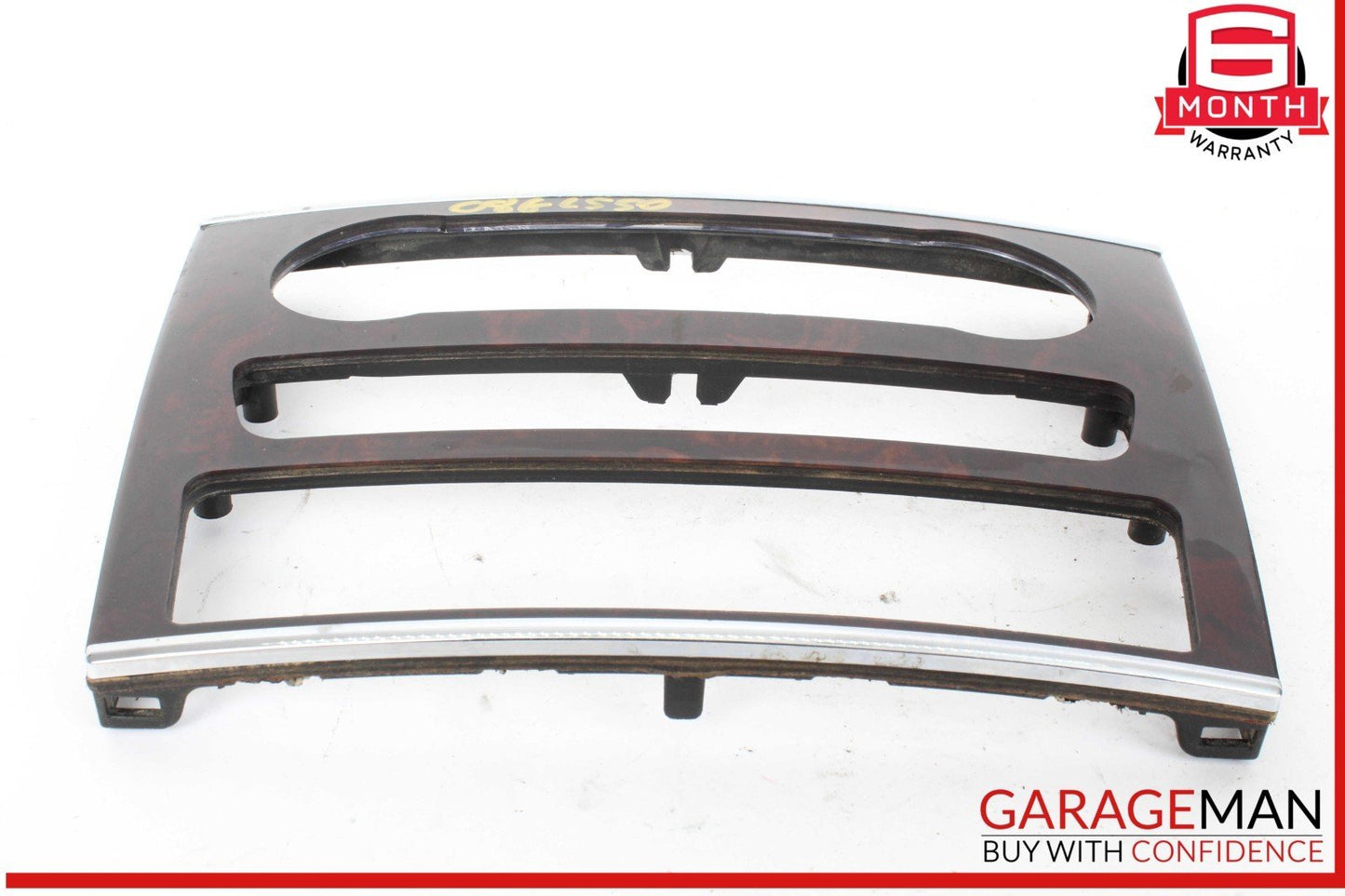 06-12 Mercedes X164 GL550 ML350 Center Console Control Trim Panel Wood Bezel