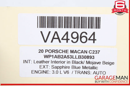 18-23 Porsche Macan 95B S4 S5 SQ5 3.0L Engine Left Side Exhaust Camshaft OEM