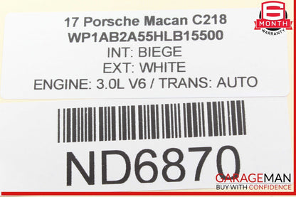 15-24 Porsche Macan 95B Front Left Side Dash Knee SRS Airbag Air Bag OEM