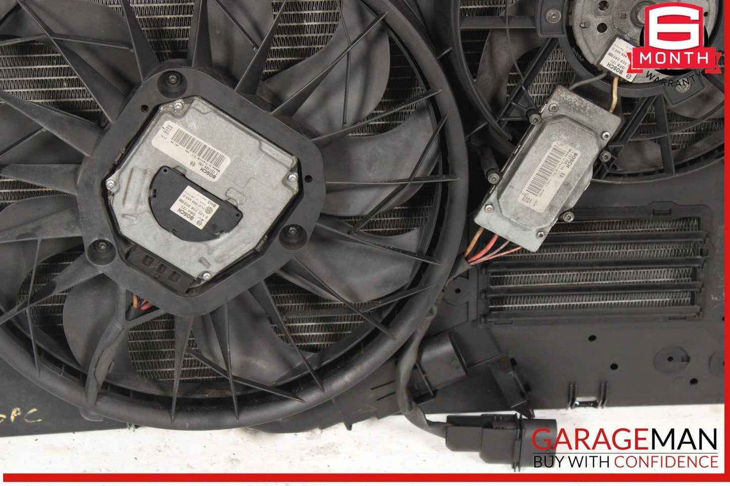 03-10 Porsche Cayenne 955 957 Engine Coolant Radiator w/ Oil Cooler Assembly OEM
