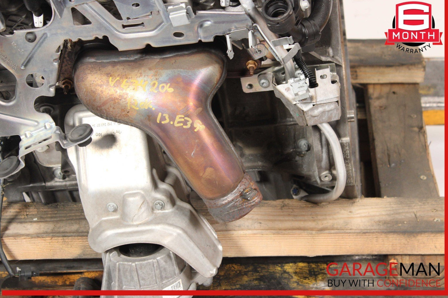 12-16 Mercedes W212 E350 C350 3.5L V6 RWD Engine Motor Block Assy OEM 120k