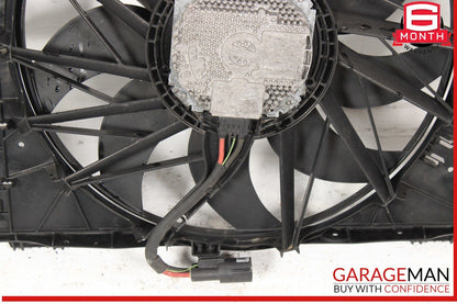 10-16 Porsche Panamera 970 Radiator Engine Electric Cooling Fan Shroud Assy OEM