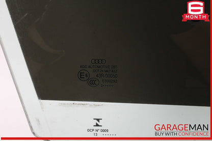 14-17 Audi SQ5 Front Right Passenger Side Door Window Auto Glass OEM