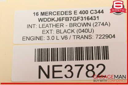 10-17 Mercedes W207 E400 C250 C350 Roof Sun Shade Screen Roller Blind Motor OEM