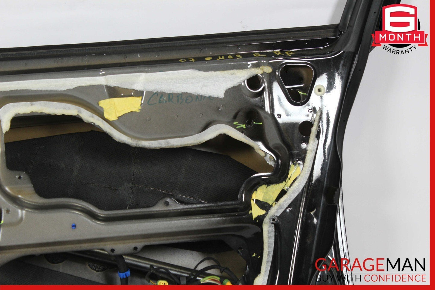 03-13 Maserati Quattroporte M139 Front Right Passenger Side Door Shell Black OEM