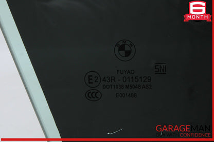 14-18 BMW X5 F15 Front Right Passenger Side Door Window Glass 43R0115129 OEM